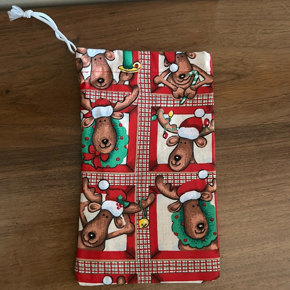 Christmas treat bag/gift card bag